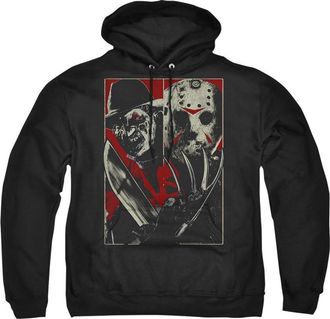 Gildan Freddy Vs Jason Vs Adult Pull Over Hoodie / Hooded Sweatshirt