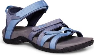 Teva Womens Teva Tirra Blue Multi Hook and Loop Comfort Hiking Sandal ZOGG2621