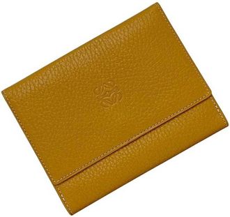 Loewe Brown Camel Leather Wallet (Bi-Fold) (Pre-Owned)