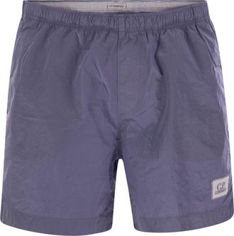 C.P. Company Cp Company Swim Shorts In Eco Chrome R