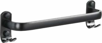 OEM Toallero De Ba&ntilde;o - Soporte Para Toallas De Cocina De Pared - Negro - 40 Cm