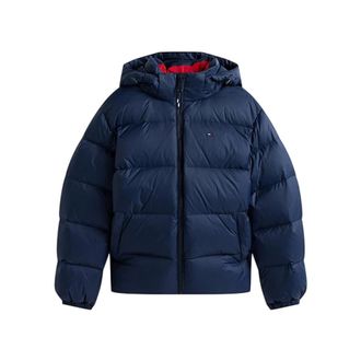 Tommy Jeans Winter Jackets, male, Blue, XL, Essential Down Jacket