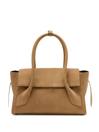 Proenza Schouler small Tate shoulder bag - women - CALFSKIN/Nubuck Leather - One Size - Neutrals