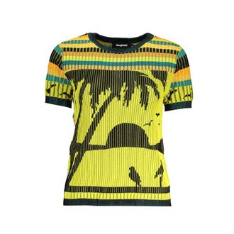 Desigual Palmbomen Brei Top Korte Mouwen