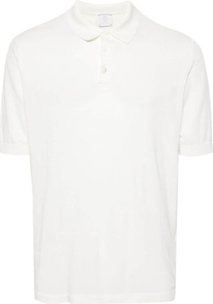 Eleventy ribbed cotton polo shirt - men - Cotton - M - White
