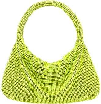 Nina Joyce Mesh Top Handle Bag in Neon Lime at Nordstrom