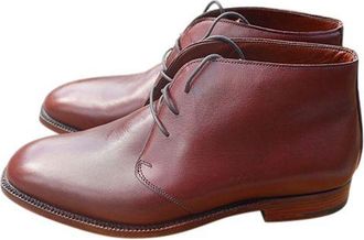 Churchs Sandalwood Leather Lace-Up Boots Size 43