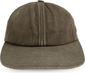 Maison Margiela Four-stitch Logo Baseball Cap - unisex - Petten - Groen - ONE Size - Katoen - Accessoires