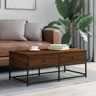 vidaXL Tavolino Salotto Rovere Marrone 100x51x40 Cm Legno Multistrato - Vidaxl