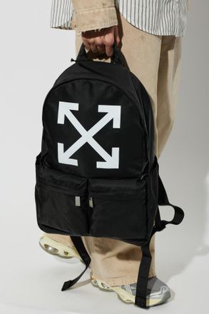 Off-white Backpack With Logo, Mens, Black