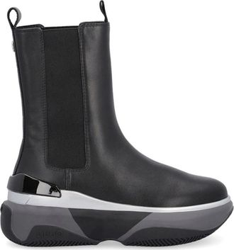 Liu Jo June 07 Enkellaarsjes - Dames - Chelseaboots - Zwart - 41 EU - Leer - Schoenen