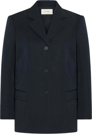 The Row Eudora Jas - Dames - Blazers - Blauw - 3XS - Wol - Jassen