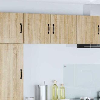 vidaXL vidaXL Pensile cucina con porta 2 pcs Rovere Sonoma 40 x 31 x 40 cm