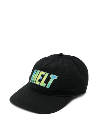 Melt Cappello da baseball con stampa - Nero