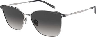 Giorgio Armani AR6155 30158G Womens Sunglasses Silver Size 58