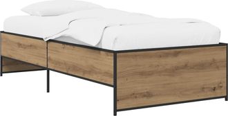 vidaXL Estructura De Cama Roble Artisan 80 X 200 Cm Vidaxl