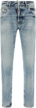 Dsquared2 Vintage-effect stretch denim jeans - Heren - Slim Fit Jeans - Blauw - XL - Denim - Jeans