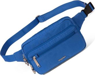 Baggallini Securtex Anti-Theft Belt Bag Sling in Lapis at Nordstrom