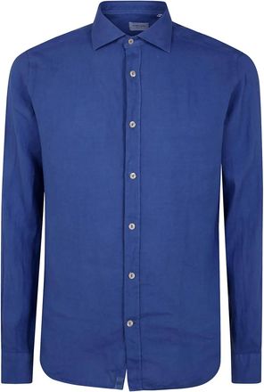 Tintoria Mattei Camicia in lino - Blu