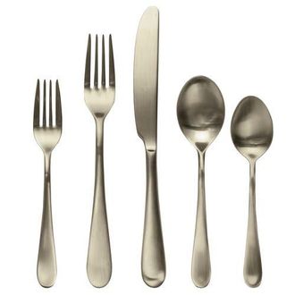 Mepra Natura Flatware Set - 20 Pieces in Ice Champagne at Nordstrom