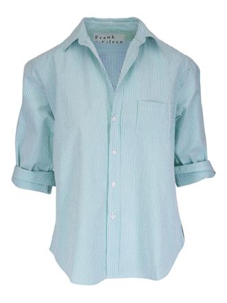 Frank & Eileen striped shirt - Green