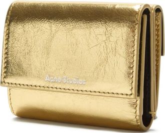 Acne Studios logo cardholder - Gold