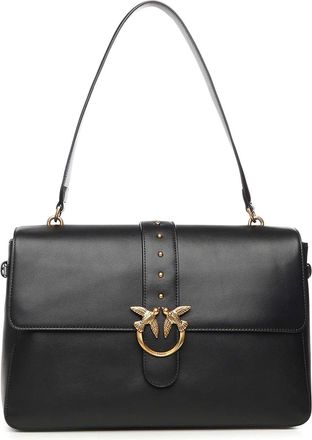 Pinko Love Bag Slouchy Maxi Leather Shoulder Bag