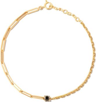 Yvonne Léon 18K Yellow Gold Diamond Chain Bracelet - Mens - 18kt Yellow Gold