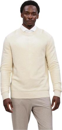HUGO BOSS Heren, Truien, Beige, Maat: L Katoen