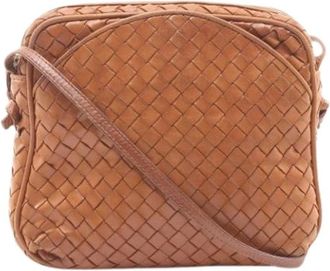 Bottega Veneta Pre-owned Cross Body Bags, female, Brown, Size: ONE SIZE Pre-owned Cross Body Bag