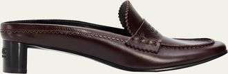 Maison Margiela Swing Toe Leather Mule Loafers