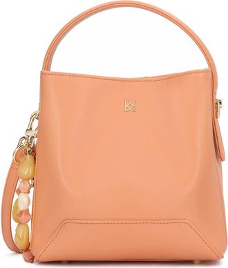 Kazar Tassen, Dames, Oranje, ONE Size, Leer, Compact Leren Handtas