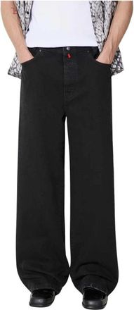 032c New Classic Wide Leg Jean - Heren - Loose Fit Jeans - Zwart - XL - Katoen - Jeans