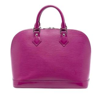 Louis Vuitton Pre-owned Handbags, female, Purple, Size: ONE SIZE Pre-owned Alma PM