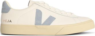 Veja campo White And Light Blue Leather Sneakers