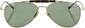 Saint Laurent SL 864 Zonnebril - Heren - Zonnebrillen - Groen - ONE Size - Accessoires