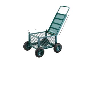 OEM Carrito De Jard&iacute;n, Asiento C&oacute;modo, Ruedas Todoterreno, Almacenamiento Resistente