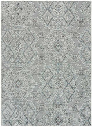 Atticgo Alfombra de viscosa vintage azul 160x230 cm