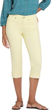 NYDJ Marilyn Straight Leg Capri Jeans in Chardonnay at Nordstrom, Size 10
