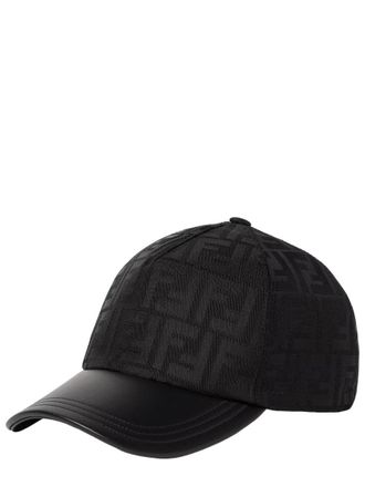 Fendi Ff Weave Baseball Hat