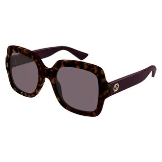 Gucci Sunglasses, unisex, Brown, Size: 54 MM Square Sunglasses