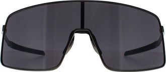Oakley Shield Mens Matte Gunmetal Prizm Black Sutro TI - Grey - One Size