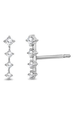 Bony Levy Audrey 18K White Gold Diamond Bar Stud Earrings at Nordstrom Rack