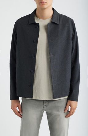 Robert Barakett Sorrento Sport Shirt in Navy at Nordstrom, Size Xx-Large