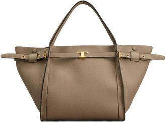 Tod's TIM Shopping Piccola - Dames - Shoppers - Bruin - ONE Size - Tassen