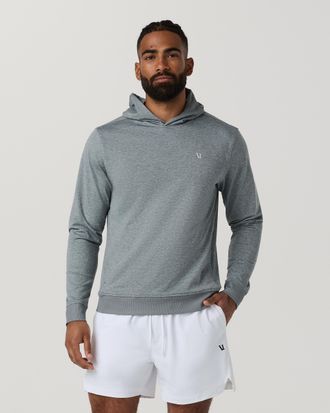 Vuori Clothing Ponto Pullover Hoodie | Foggy Blue Heather | Medium