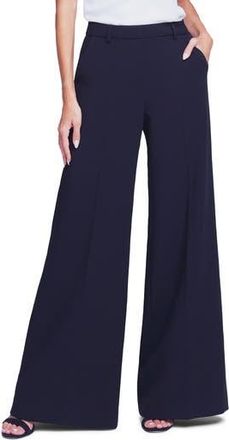 L'agence Pilar Wide Leg Pants in Black at Nordstrom Rack, Size 12
