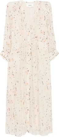 BA&SH Abito Karla con stampa - Toni neutri