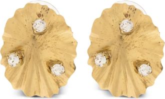 Ulla Johnson ruffled-design earrings - Gold