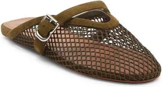 Alaia Mesh Mary Jane Mule in Vert Camouflage at Nordstrom, Size 42